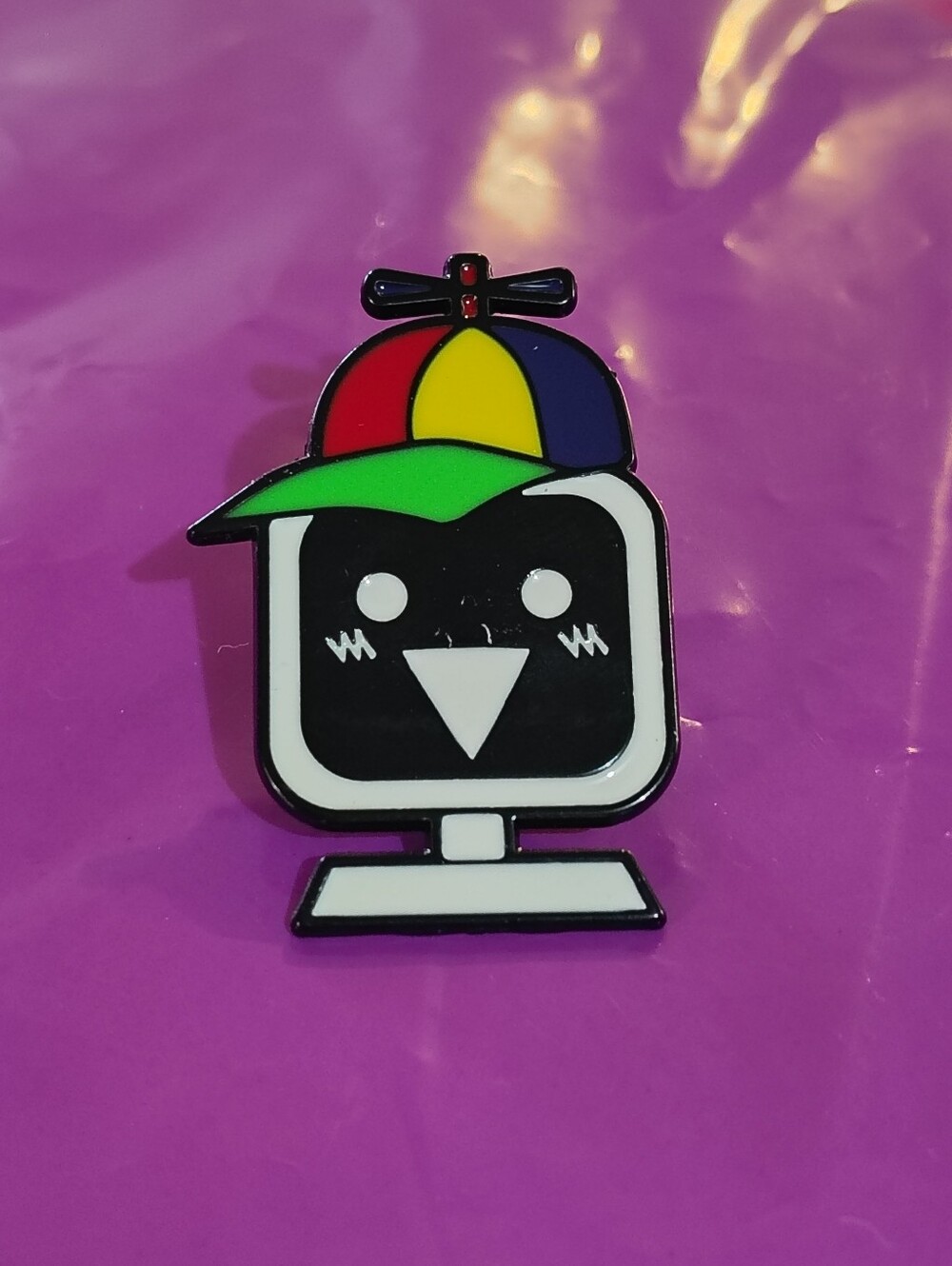 Fun Computer Enamel Pin - Sprunki Phase 1